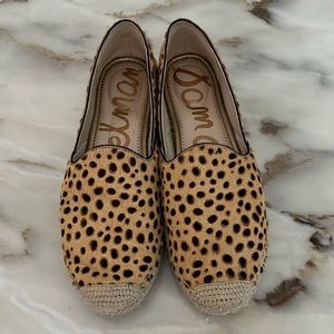 Like new Same Edelman kesia cheetah print espadrilles